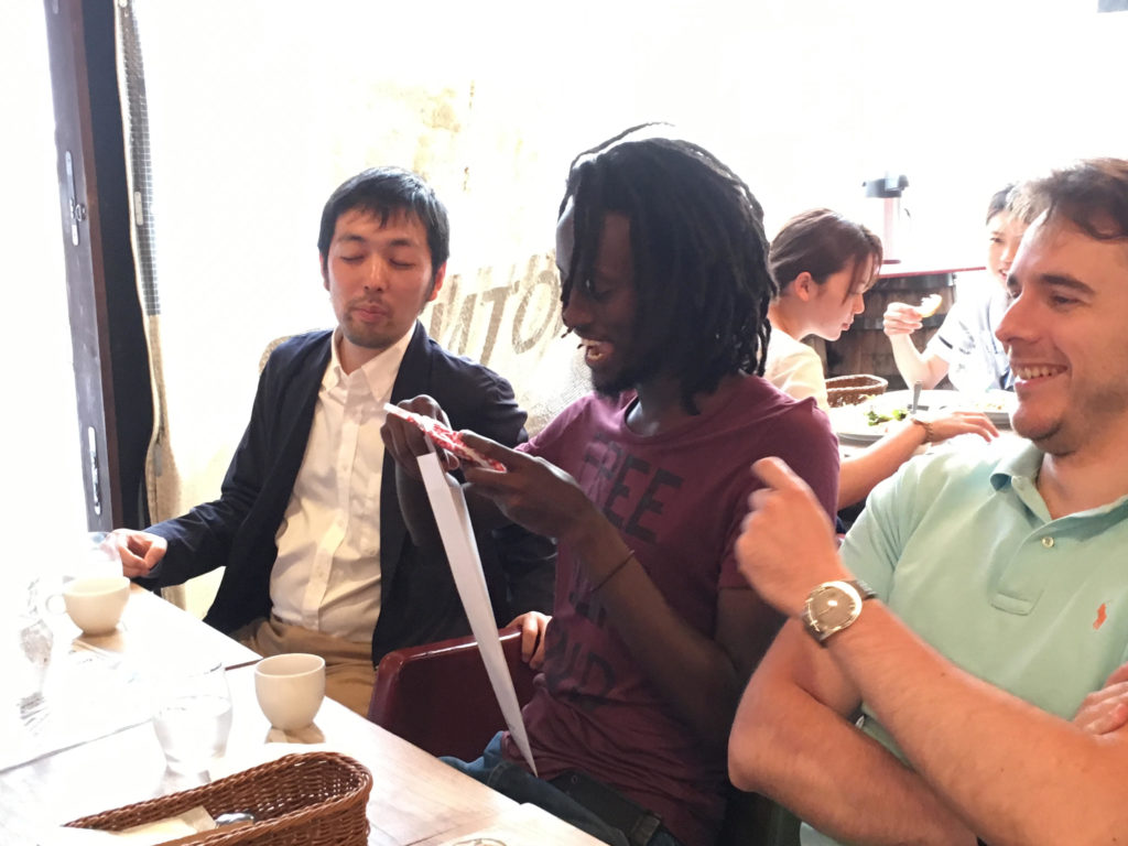 ティボくん送別ランチ