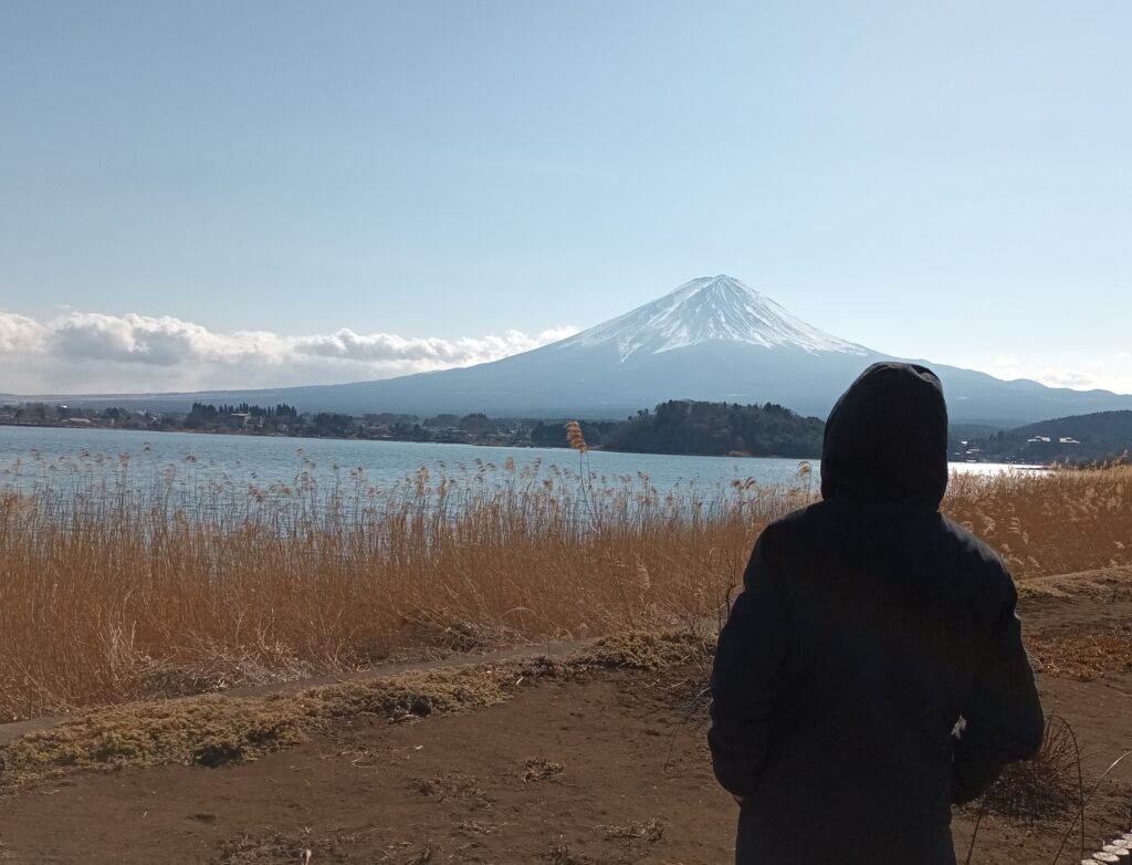 View of Mt Fuji from Kawaguchiko