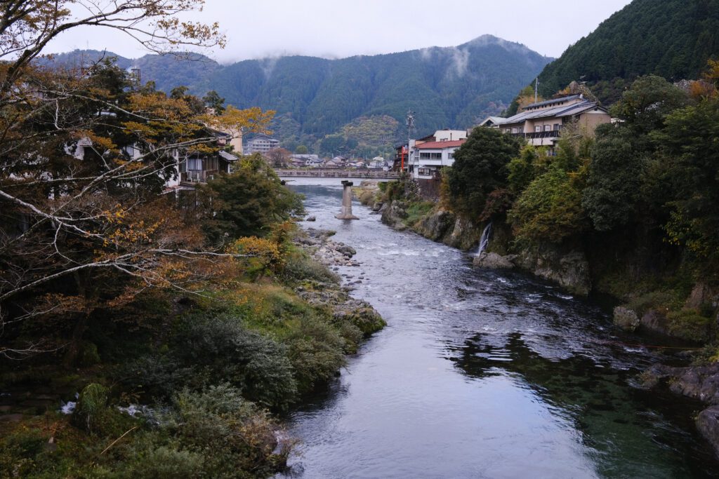 郡上八幡の渓谷